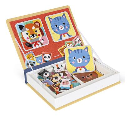 Imagem de Livro Magnético Infantil Brinquedo Didático Em Madeira Com Diversos Temas