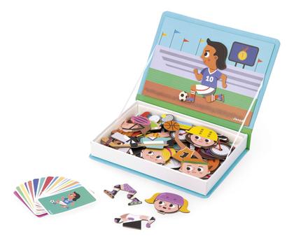 Imagem de Livro Magnético Infantil Brinquedo Didático Em Madeira Com Diversos Temas