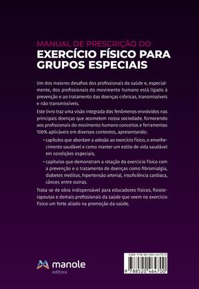 Imagem de Livro - Manual de Prescrição do Exercício Físico para Grupos Especiais
