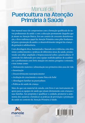 Imagem de Livro - Manual de puericultura na atenção primária à saúde