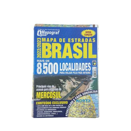 Imagem de Livro - Mapa Mapograf Estradas Brasil - 2022/2023