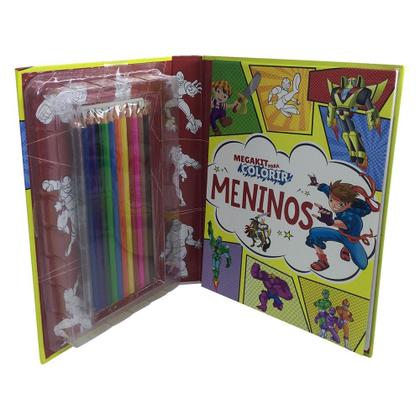 Imagem de Livro - Megakit para Colorir: Meninos