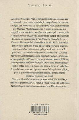 Imagem de Livro - Memórias de um Sargento de Milícias