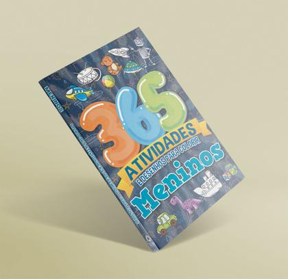 Imagem de Livro - Meninos Livro 365 Atividades e Desenhos para Colorir
