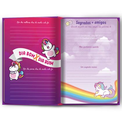 Imagem de Livro - Meu Diário Mágico com caneta Unicórnios
