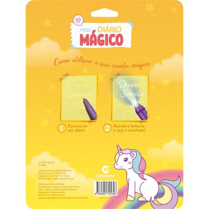 Imagem de Livro - Meu Diário Mágico com caneta Unicórnios