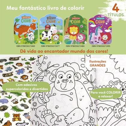 Imagem de Livro - Meu Fantástico livro de Colorir: Floresta