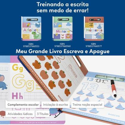 Imagem de Livro - Meu Grande Livro Escreva e Apague: Números