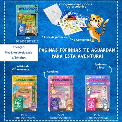 Imagem de Livro - Meu Livro Aveludado: Princesas