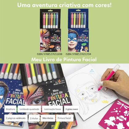 Imagem de Livro - Meu Livro de Pintura Facial: Meninos