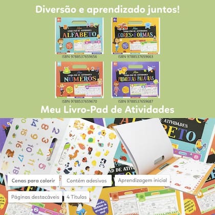 Imagem de Livro - MEU LIVRO-PAD DE ATIVIDADES - Cores e Formas
