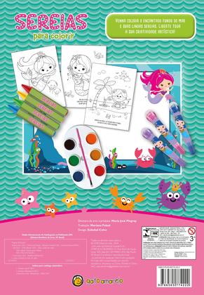 Imagem de Livro - Meu Mundo de Cores - Sereias para Colorir
