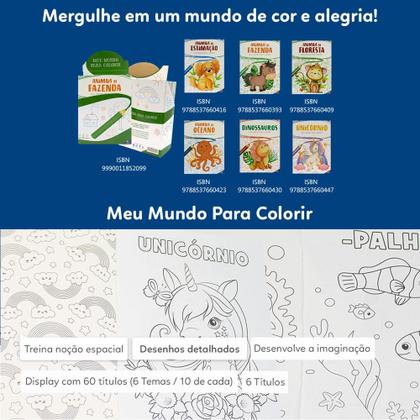 Imagem de Livro - Meu Mundo para colorir: Dinossauros