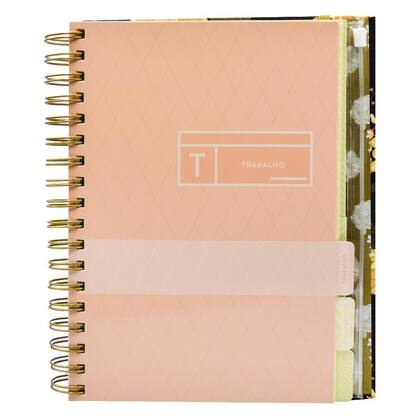 Imagem de Livro - Meu plano perfeito, planner sem data com capa dura e espiral duplo, capa Verde | Planner 2027