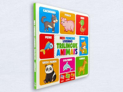 Imagem de Livro - Meu Primeiro Livrinho Trilíngue - Animais