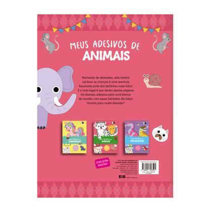Imagem de Livro - Meus Adesivos de Animais - Muitos Passatempos e Também Adesivos para Colar Onde Quiser!
