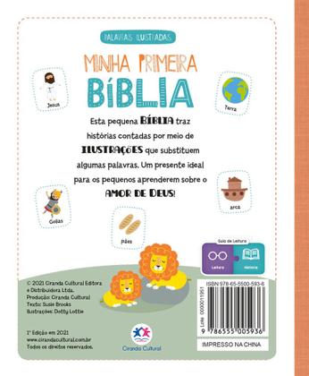 Imagem de Livro - Minha Primeira Bíblia de Palavras Ilustradas