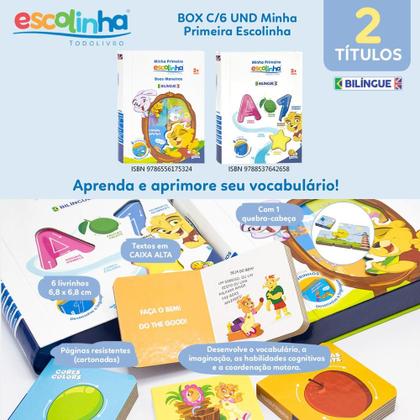 Imagem de Livro - Minha Primeira Escolinha: Box com 6 und. (Escolinha Todolivro)