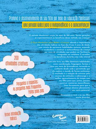 Imagem de Livro - Montessori - O guia para bebês e crianças de 0 a 3 anos – Estimule criatividade e independência para filhos mais felizes