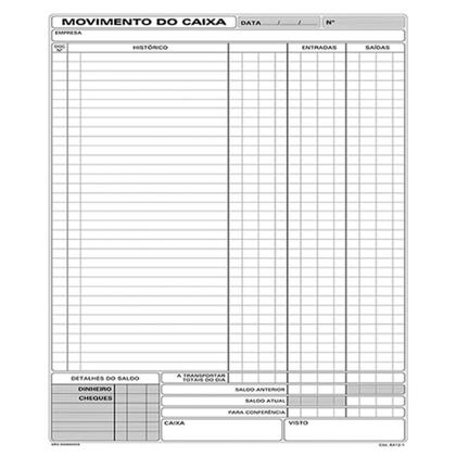 Imagem de Livro Movimento Do Caixa Oficio 100 Folhas São Domingos