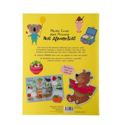 Imagem de Livro - Muitas Coisas para Procurar nos Alimentos - Com adesivos grandes!