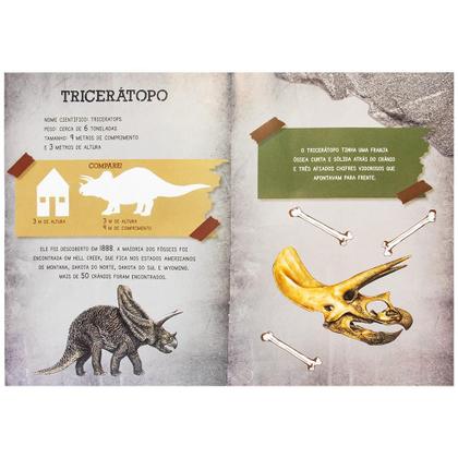 Imagem de Livro - Mundo dos Dinossauros, O - Leia & Brinque: Tricerátopo