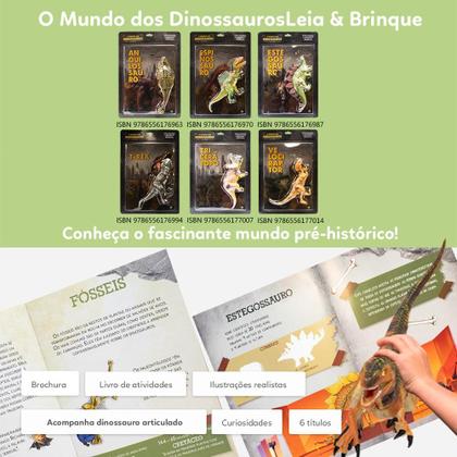 Imagem de Livro - Mundo dos Dinossauros, O - Leia & Brinque: Tricerátopo