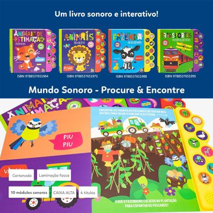 Imagem de Livro - Mundo Sonoro - Procure & Encontre: Transportes Super Divertidos