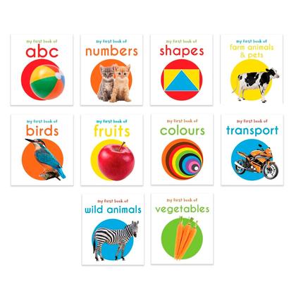 Imagem de Livro - My First Library - Boxset of 10 Board Books for Kids