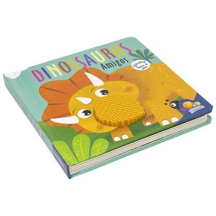 Imagem de Livro - Na ponta dos dedos: Dinossauros Amigos