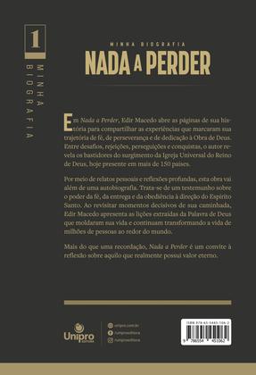 Imagem de Livro - Nada a Perder: Minha Biografia, Volume 1