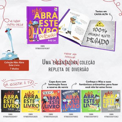 Imagem de Livro - Não Abra Este Livro... Ou Então..