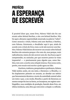 Imagem de Livro - Não escrever [com Roland Barthes]