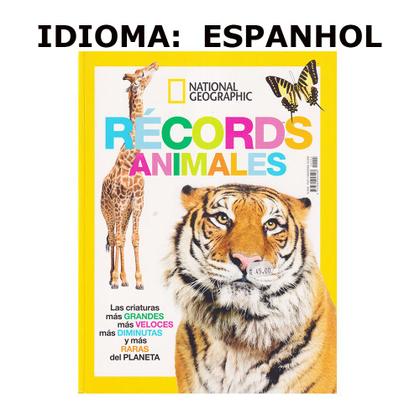 Imagem de Livro National Geographic Récords Animales Enciclopédia Ilustrada Animais Em Espanhol 