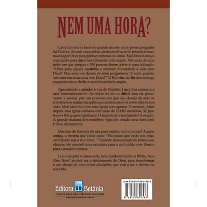 Imagem de Livro - Nem Uma Hora?