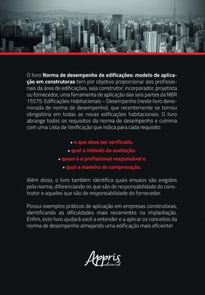 Imagem de Livro - Norma de Desempenho de Edificações