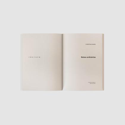 Imagem de Livro - Notas ordinárias