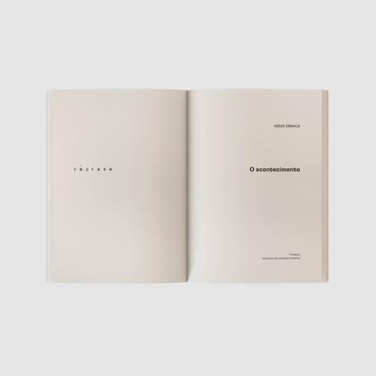 Imagem de Livro - O Acontecimento
