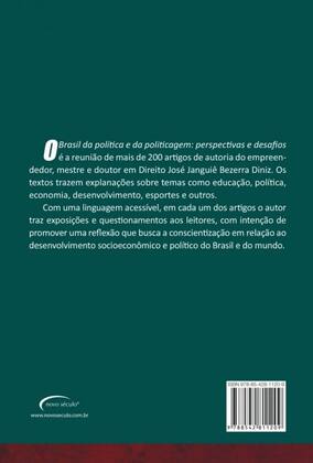 Imagem de Livro - O Brasil da política e da politicagem