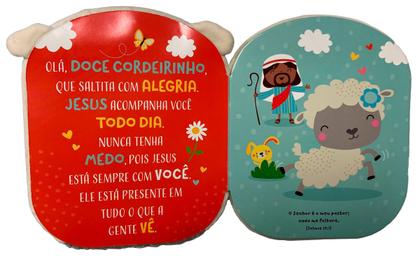 Imagem de Livro - O cordeirinho gentil - Livro de pelúcia