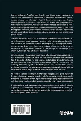 Imagem de Livro - O cordel no cotidiano escolar