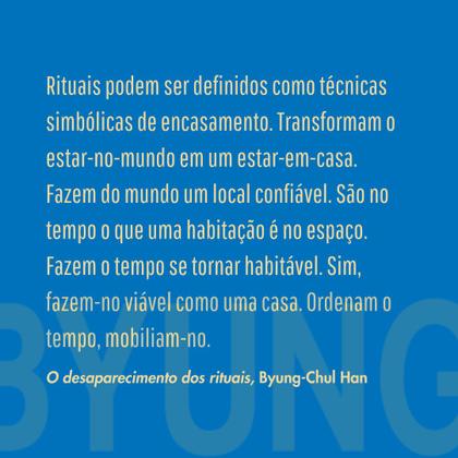 Imagem de Livro - O desaparecimento dos rituais
