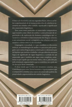Imagem de Livro - O Intervalo Semântico