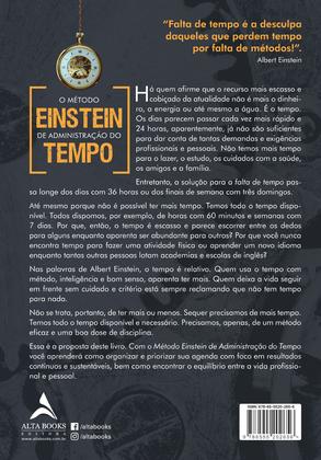 Imagem de Livro - O método Einstein de administração do tempo
