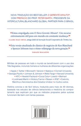 Imagem de Livro - O novo Gerente-Minuto