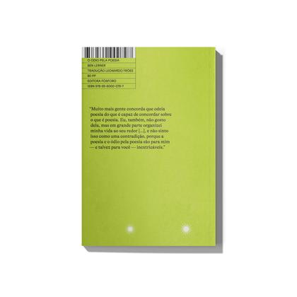 Imagem de Livro - O ódio pela poesia