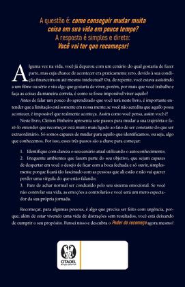 Imagem de Livro - O poder do recomeço