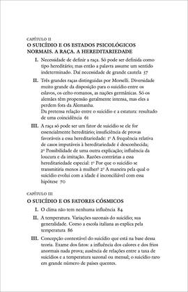Imagem de Livro - O suicídio
