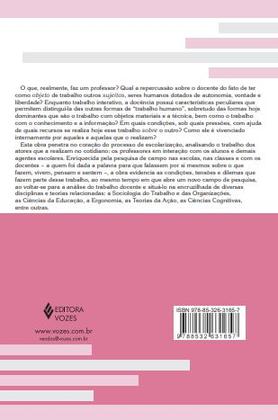 Imagem de Livro - O trabalho docente