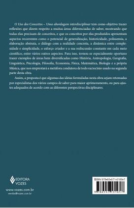 Imagem de Livro - O uso dos conceitos